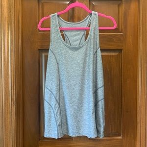Reebok racer back tank top. Gray. Size XL.